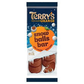 Terrys Chocolate Orange Snowballs Bar Milk 90g (Case of 20)  Adomoo